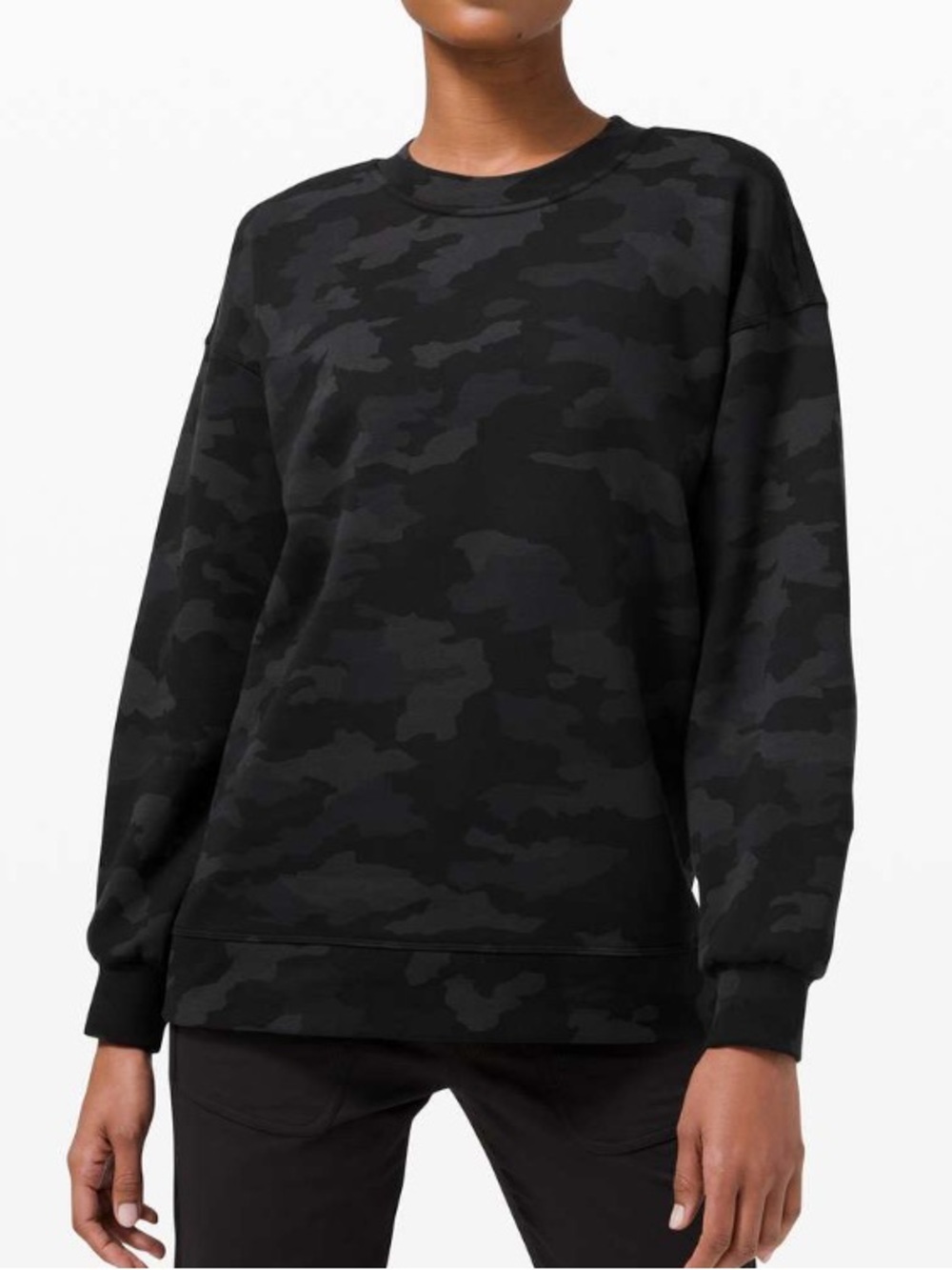 Lululemon Perfectly Oversized Crewneck Camo